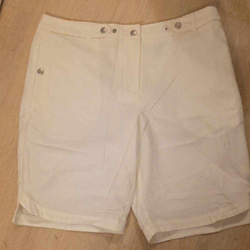 NWT-Ashworth Walking Shorts - 12 - White